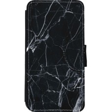 Coque iPhone 11 Pro - Wallet noir Marble Black 01