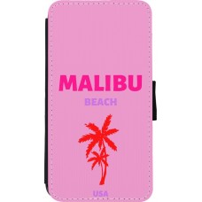 iPhone 11 Pro Case Hülle - Wallet schwarz Pop Summer Destination Malibu