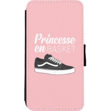 Coque iPhone 11 Pro - Wallet noir princesse en basket