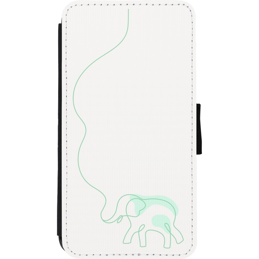 Coque iPhone 11 Pro - Wallet noir Spring 23 baby elephant