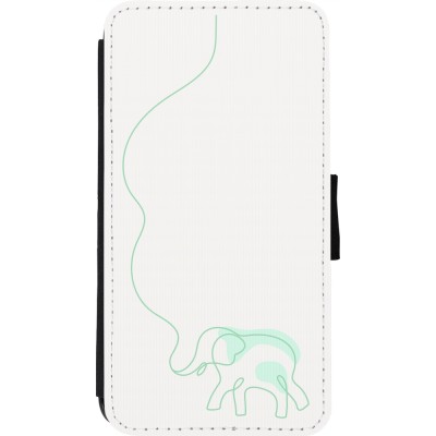 Coque iPhone 11 Pro - Wallet noir Spring 23 baby elephant