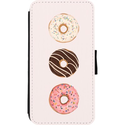 Coque iPhone 11 Pro - Wallet noir Spring 23 donuts