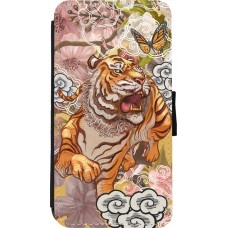 Coque iPhone 11 Pro - Wallet noir Spring 23 japanese tiger