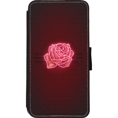 Coque iPhone 11 Pro - Wallet noir Spring 23 neon rose