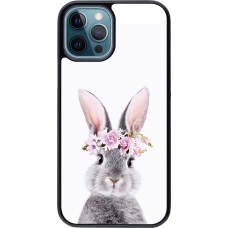 Coque iPhone 12 / 12 Pro - Easter 2023 flower bunny