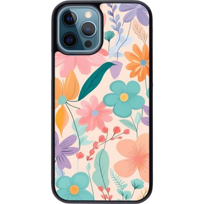 Coque iPhone 12 / 12 Pro - Easter 2024 spring flowers