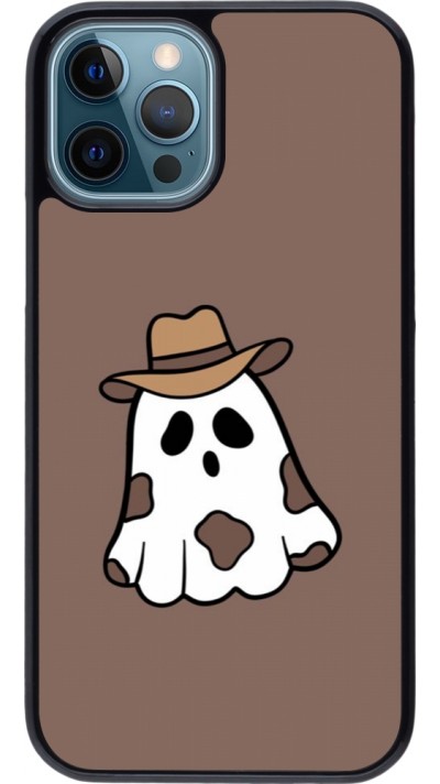 Coque iPhone 12 / 12 Pro - Halloween 2024 cowboy ghost