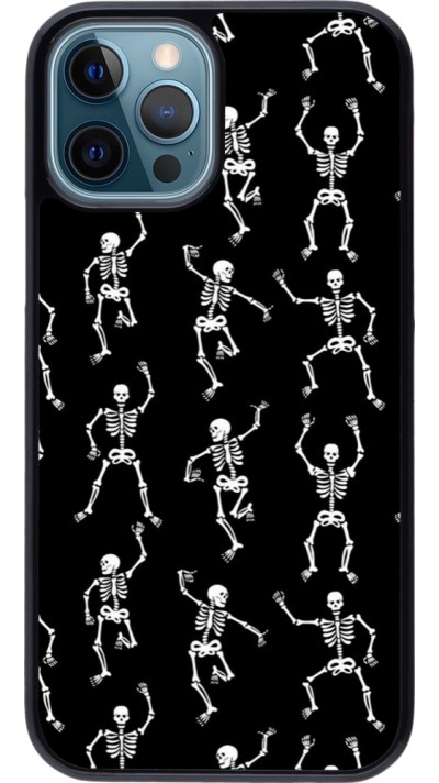 Coque iPhone 12 / 12 Pro - Halloween 2024 dancing skeleton