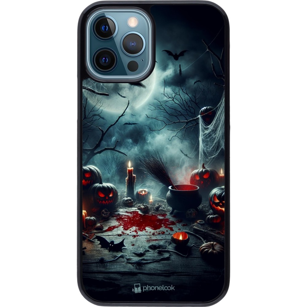 iPhone 12 / 12 Pro Case Hülle - Halloween 2024 Dunkler Mond