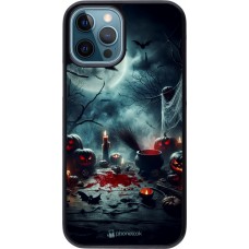 Coque iPhone 12 / 12 Pro - Halloween 2024 Dark Moon