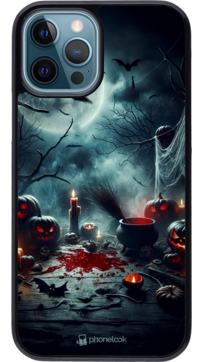 Coque iPhone 12 / 12 Pro - Halloween 2024 Dark Moon