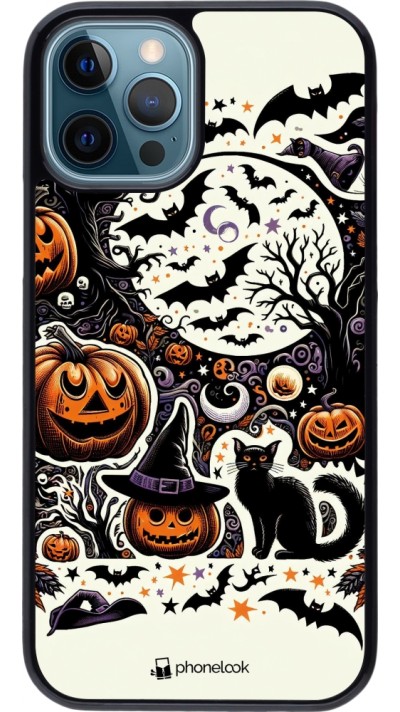 Coque iPhone 12 / 12 Pro - Halloween 2024 Haunt