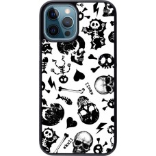 iPhone 12 / 12 Pro Case Hülle - Halloween 2024 skeleton mix