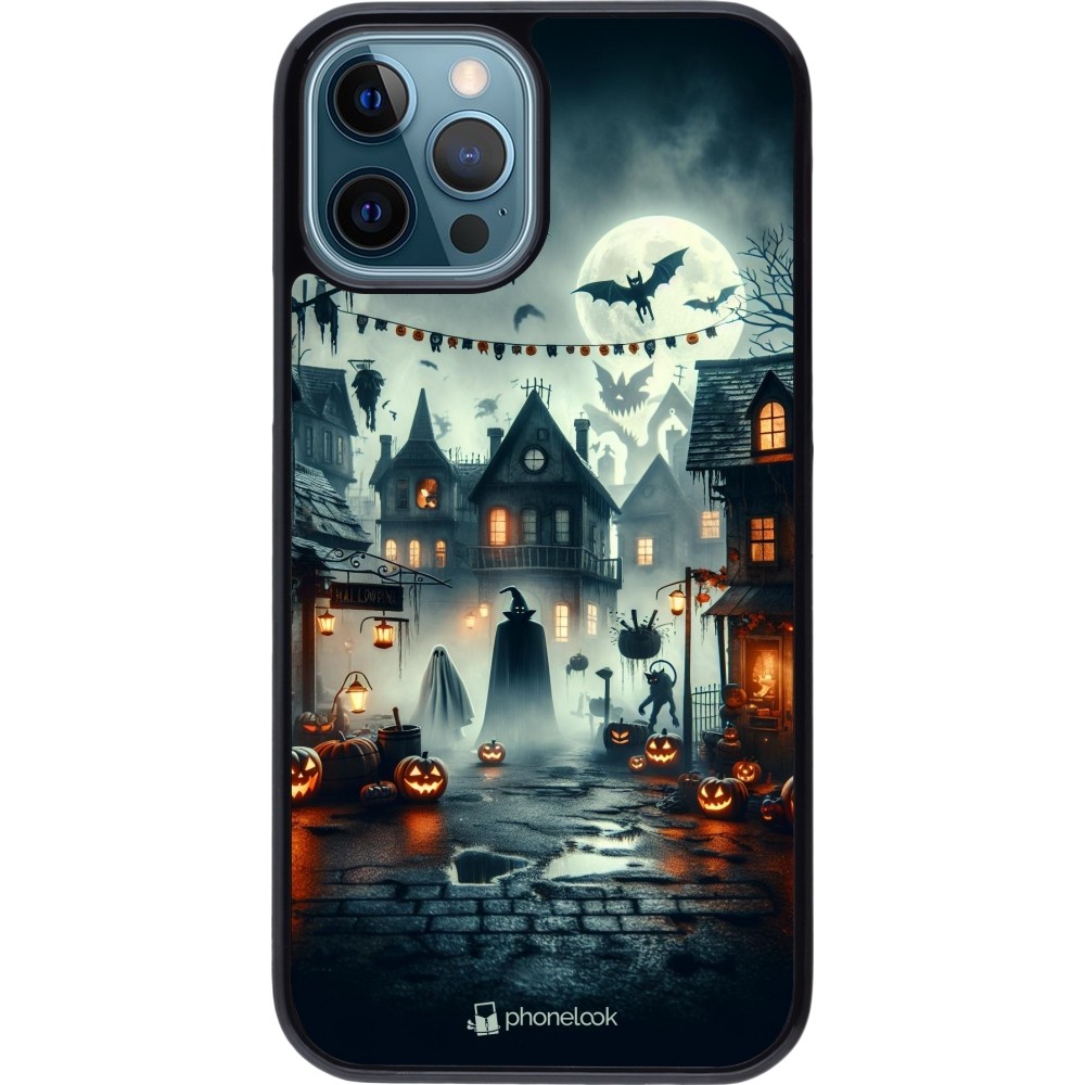 Coque iPhone 12 / 12 Pro - Halloween Spookville