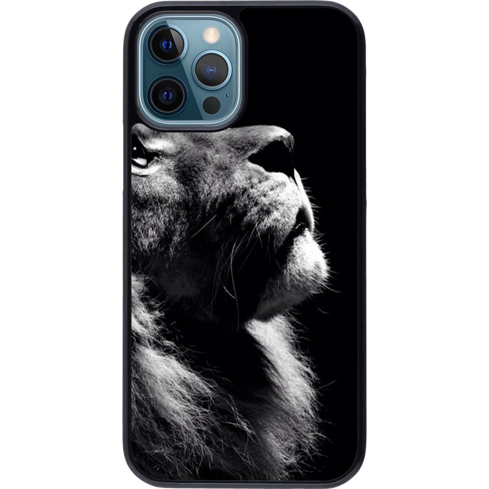 Coque iPhone 12 / 12 Pro - Lion looking up