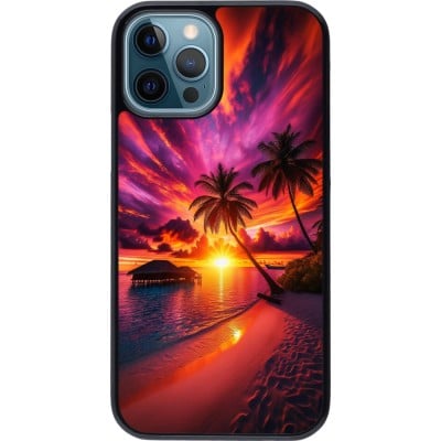 Coque iPhone 12 / 12 Pro - Maldives Dusk Bliss