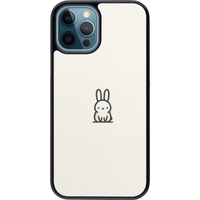 Coque iPhone 12 / 12 Pro - Minimal bunny cutie