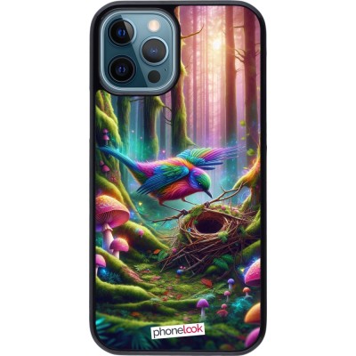 Coque iPhone 12 / 12 Pro - Oiseau Nid Forêt