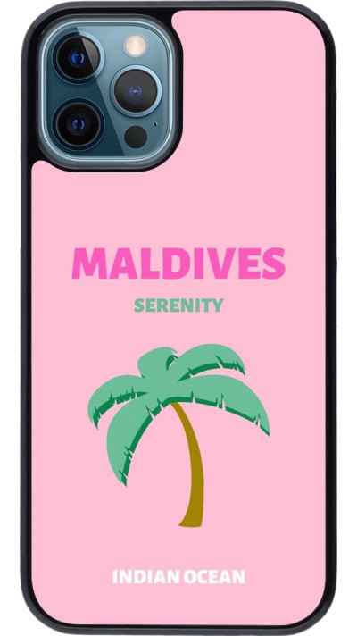 Coque iPhone 12 / 12 Pro - Pop Summer Destination Maldives