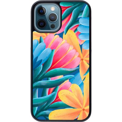 Coque iPhone 12 / 12 Pro - Spring 23 colorful flowers