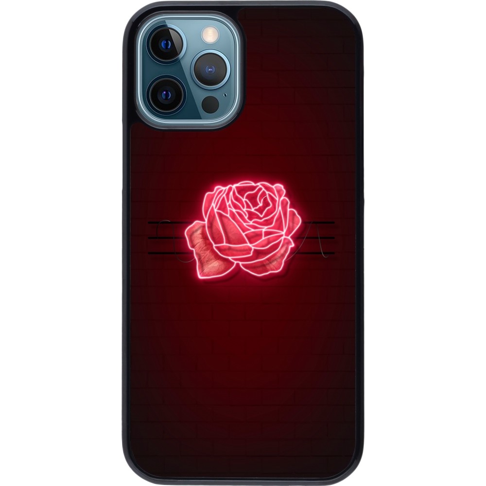 Coque iPhone 12 / 12 Pro - Spring 23 neon rose