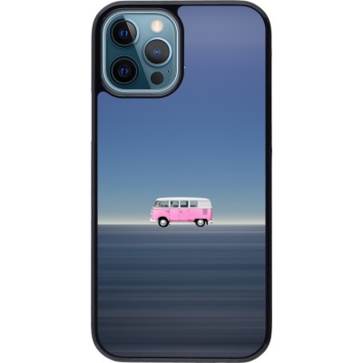 Coque iPhone 12 / 12 Pro - Spring 23 pink bus