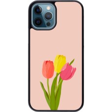 Coque iPhone 12 / 12 Pro - Spring 23 tulip trio