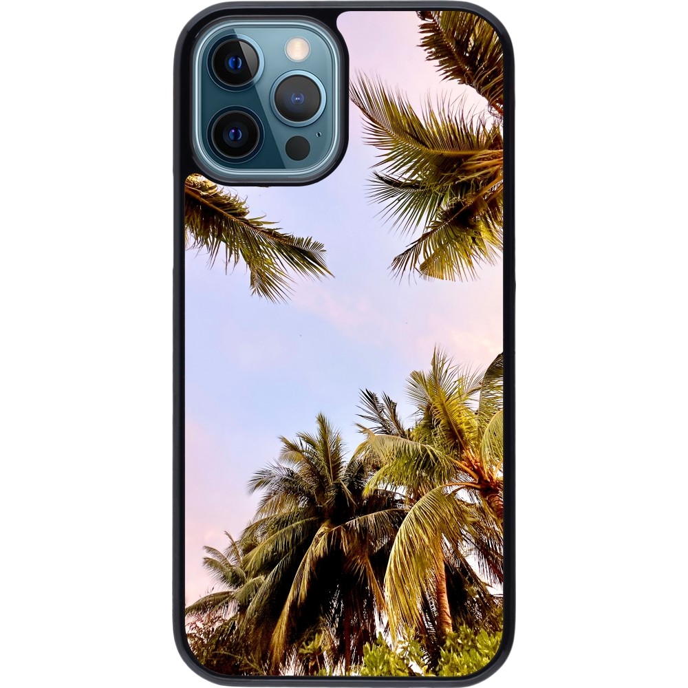 Coque iPhone 12 / 12 Pro - Summer 2023 palm tree vibe