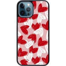 Coque iPhone 12 / 12 Pro - Valentine 2024 with love heart