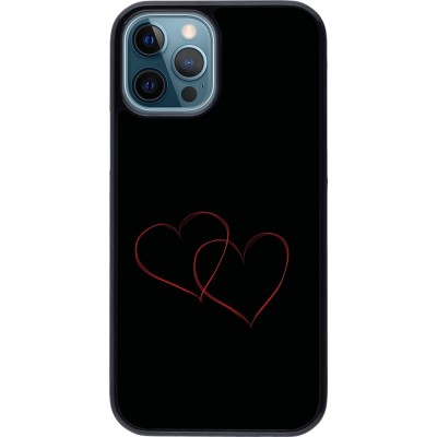 Coque iPhone 12 / 12 Pro - Valentine 2023 attached heart