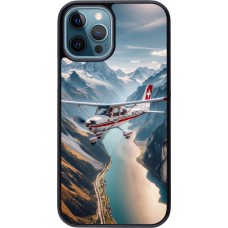 Coque iPhone 12 / 12 Pro - Vol Alpin Suisse