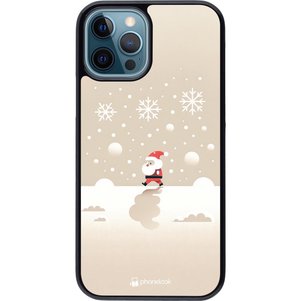 Coque iPhone 12 / 12 Pro - Noël 2023 Minimalist Santa