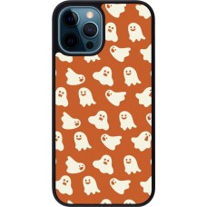 Coque iPhone 12 / 12 Pro - Silicone rigide noir Autumn 2024 mini ghosts