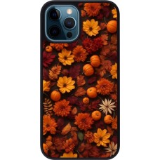 Coque iPhone 12 / 12 Pro - Silicone rigide noir Autumn 2024 potpourri