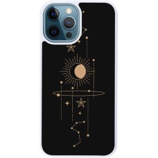 Coque iPhone 12 / 12 Pro - Silicone rigide blanc Spring 23 astro