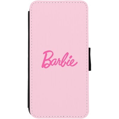 Coque iPhone 12 / 12 Pro - Wallet noir Barbie Text