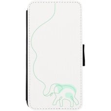 Coque iPhone 12 / 12 Pro - Wallet noir Spring 23 baby elephant