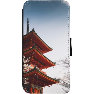 Coque iPhone 12 / 12 Pro - Wallet noir Spring 23 Japan