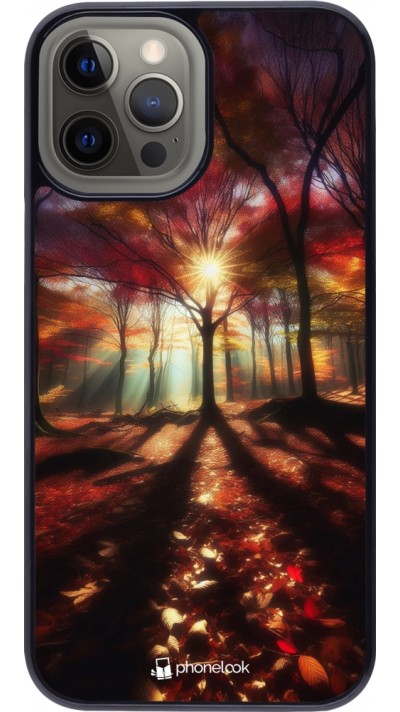 Coque iPhone 12 Pro Max - Automne doré glare