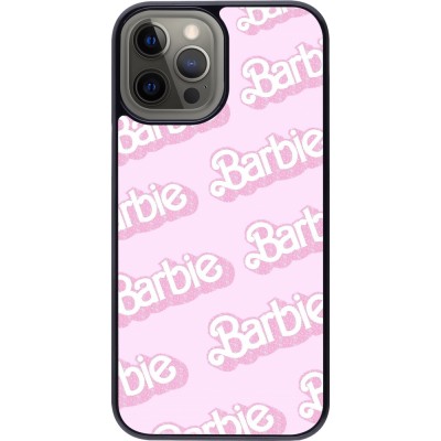 Coque iPhone 12 Pro Max - Barbie light pink pattern