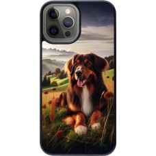 Coque iPhone 12 Pro Max - Chien Campagne Suisse