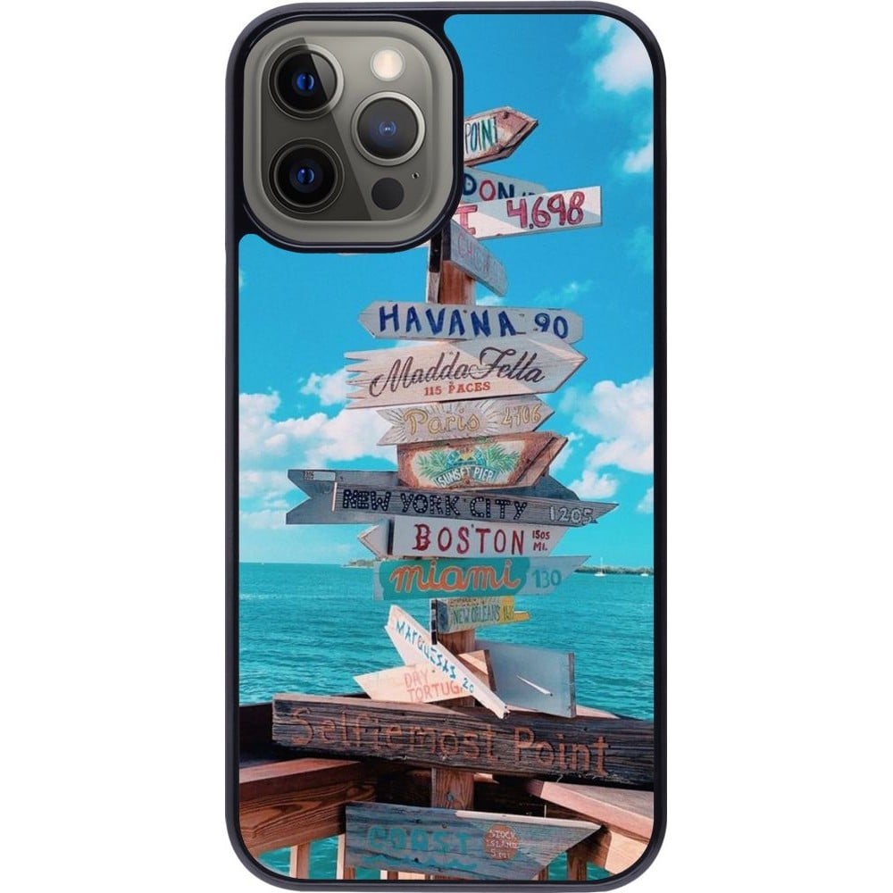 Coque iPhone 12 Pro Max - Cool Cities Directions