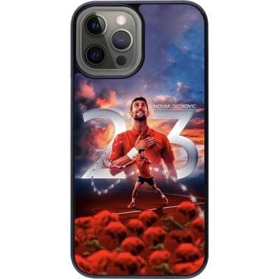 Coque iPhone 12 Pro Max - Djokovic 23 Grand Slam