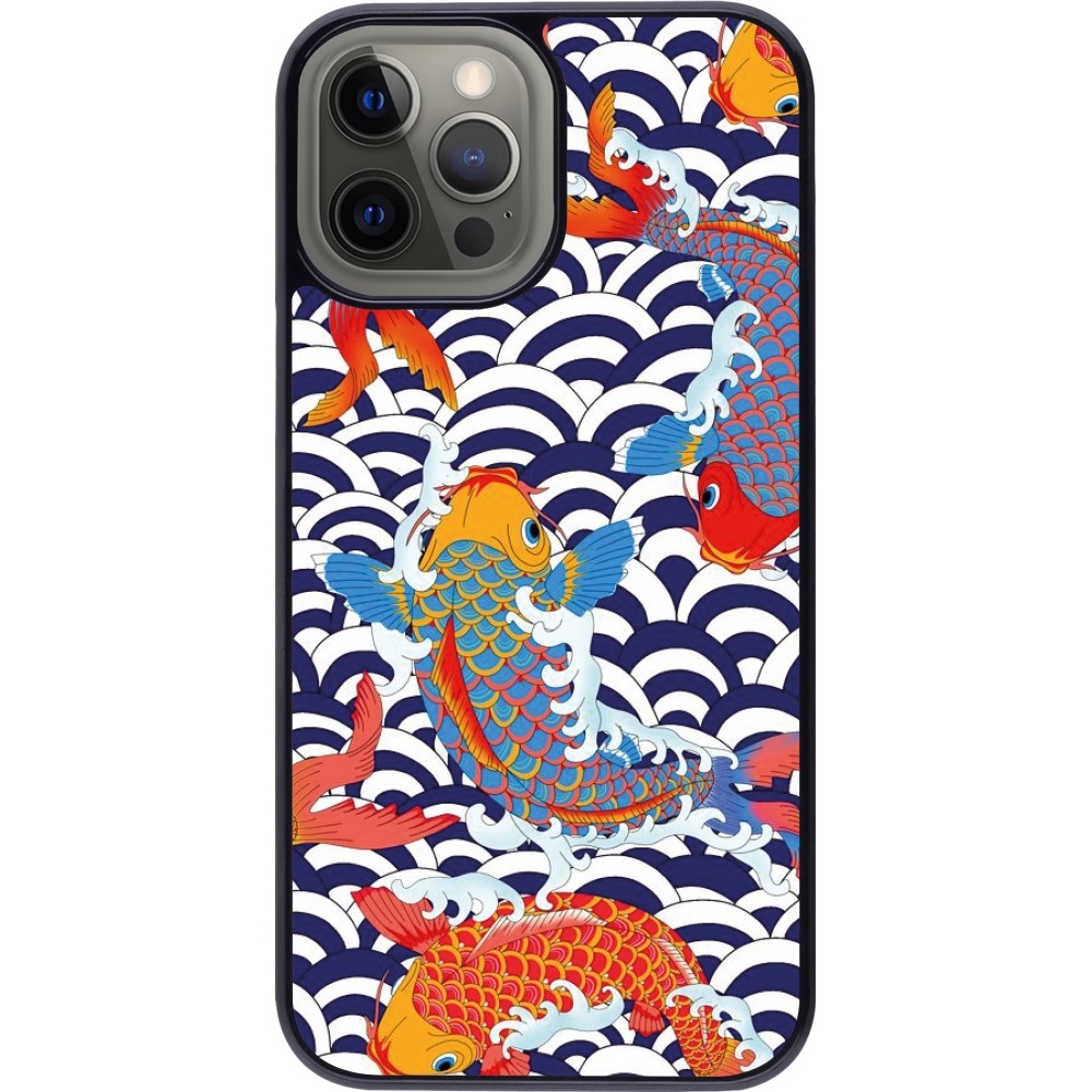 iPhone 12 Pro Max Case Hülle - Easter 2023 japanese fish