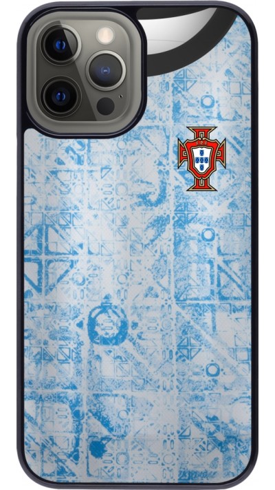 Coque iPhone 12 Pro Max - Maillot de football Portugal Extérieur personnalisable