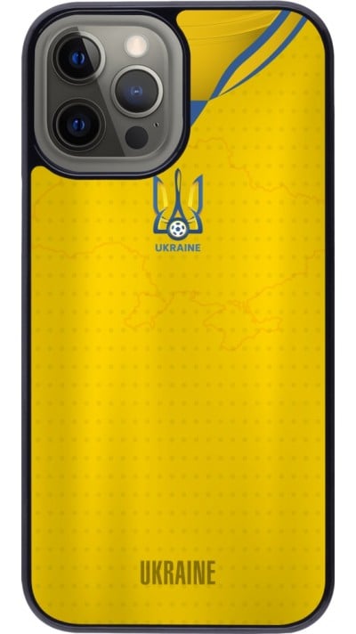 Coque iPhone 12 Pro Max - Maillot de football Ukraine