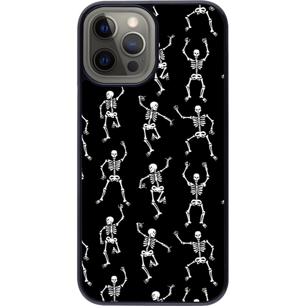 Coque iPhone 12 Pro Max - Halloween 2024 dancing skeleton