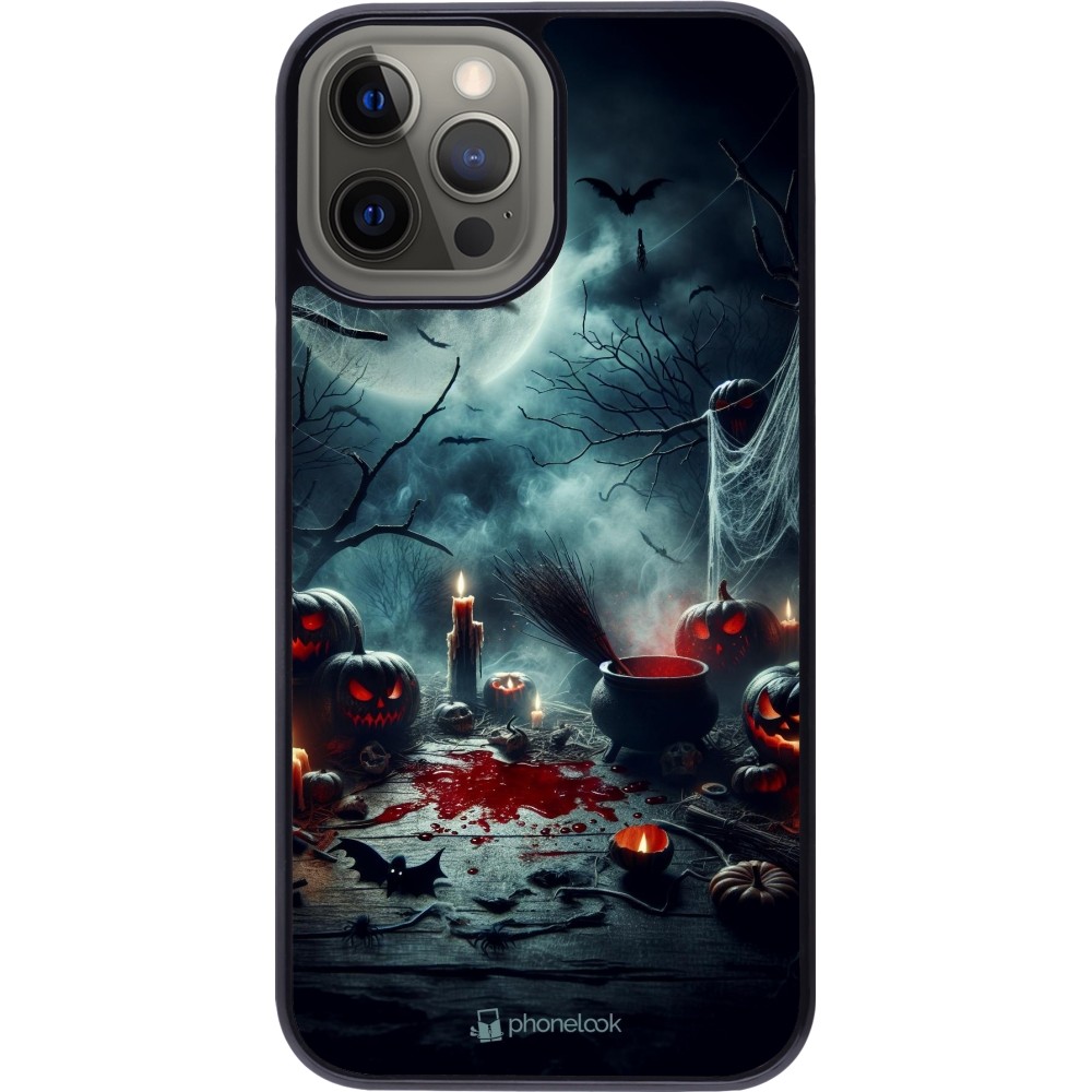 Coque iPhone 12 Pro Max - Halloween 2024 Dark Moon