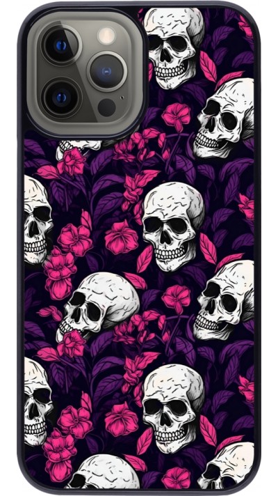 Coque iPhone 12 Pro Max - Halloween 2024 romantic skulls