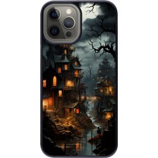 Coque iPhone 12 Pro Max - Halloween 2024 scary town